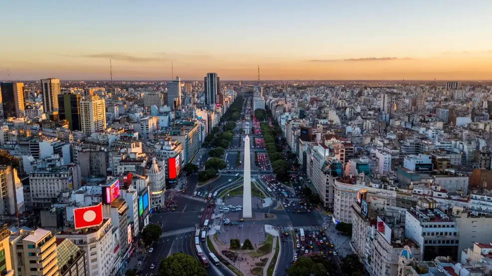 Photo of the city of Buenos Aires